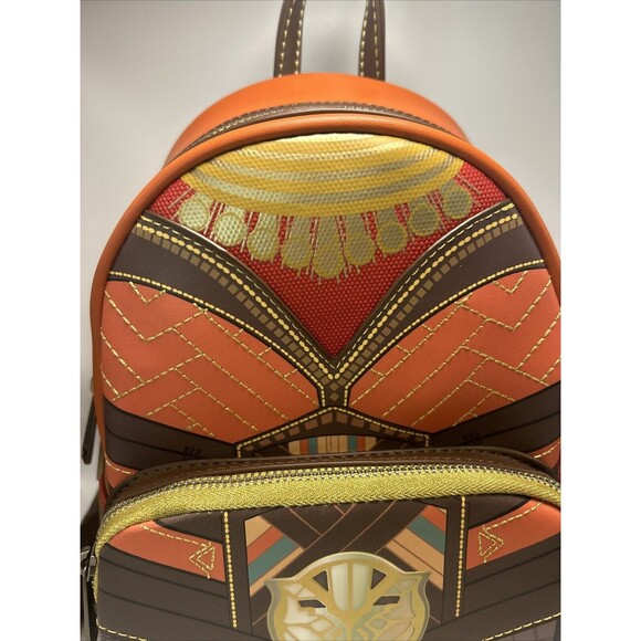 NWT Loungefly Marvel Black Panther Wakanda Forever Okoye Cosplay Mini Backpack - Picture 2 of 16